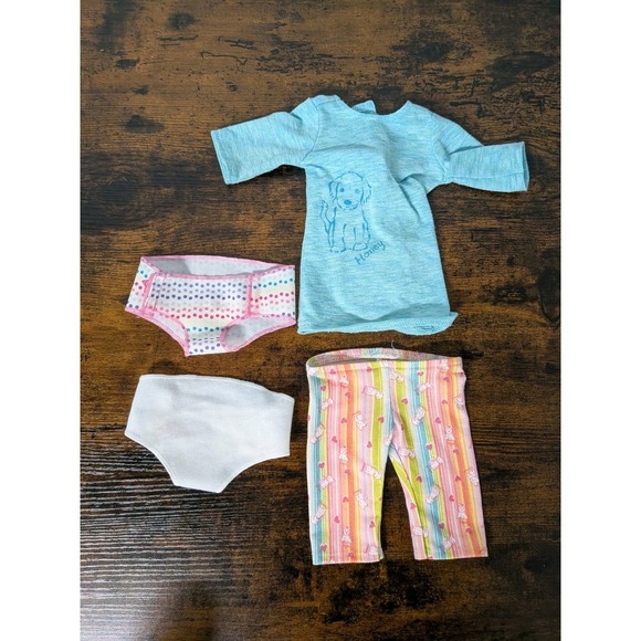 American Girl Other - American Girl Doll Clothing - Dog‎ Print Outfit 4pcs